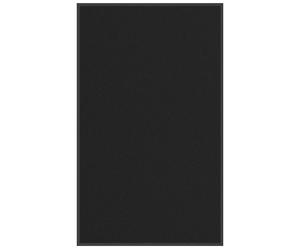 vidaXL Felpudo negro 90x150 cm