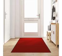 vidaXL Felpudo Otro Rojo y Negro 120 x 400 cm Poliamida y PVC