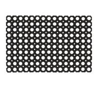 vidaXL Felpudo rectangular de goma 40x60 cm