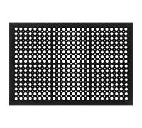 vidaXL Felpudo rectangular de goma 45x75 cm