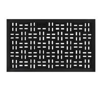 vidaXL Felpudo rectangular de goma 45x75 cm