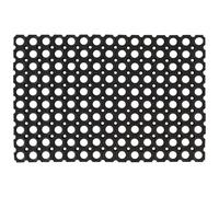 vidaXL Felpudo rectangular de goma 60x80 cm