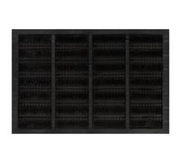 vidaXL Felpudo rectangular de goma y fibra de coco 40x60 cm