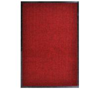 vidaXL Felpudo rojo 117x220 cm PVC