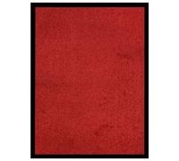 vidaXL Felpudo rojo 60x80 cm