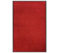 vidaXL Felpudo rojo 80x120 cm