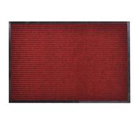 vidaXL Felpudo rojo 90 x 120 cm PVC