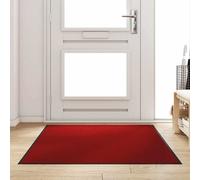 vidaXL Felpudo Rojo y Negro 120 x 180 cm 100% Poliamida