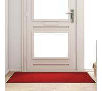 vidaXL Felpudo Rojo y Negro 90 x 150 cm 100% Poliamida