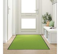 vidaXL Felpudo Verde y Negro 120 x 300 cm 100% Poliamida