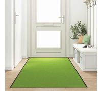 vidaXL Felpudo Verde y Negro 120 x 400 cm 100% Poliamida