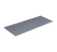 vidaXL Felpudos autoadhesivos para escaleras, 15 Unidades, 60 x 25 cm, Gris Claro, rectangulares