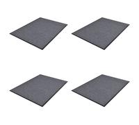 vidaXL Felpudos de PVC Gris 90x60cm Accesorios y Decoración Servicio Hogar Cantidad 2 unidades, 4 unidades