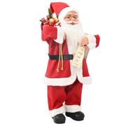 vidaXL Figura de Papá Noel Rojo 62 cm Poliéster