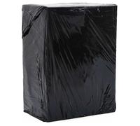 vidaXL Film estirable 2 uds negra 20 μm 50 cm x 300 m