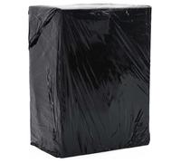 vidaXL Film estirable 2 uds negra 23 μm 50 cm x 300 m