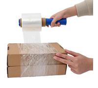 vidaXL Film estirable 50 unidades 23 µm 10 cm x 150 m en color Transparente/Negro