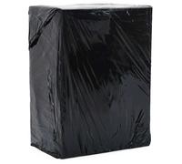 vidaXL Film estirable 6 unidades negra 23 μm 50 cm x 150 m