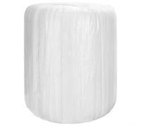 vidaXL Film estirable agrícola blanco 25 µm en dimensiones 50 cmx1800 m/75 cmx1500 m