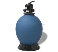 vidaXL Filtro de arena para piscina Azul Ø 55.9 x 96.5 cm PE
