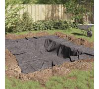 vidaXL Fleece para el Jardín 1 x 50 m Poliéster y Algodón Gris