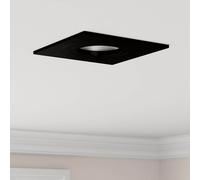 vidaXL Foco 12 uds. Negro 9 x 9 x 2 cm Aluminio