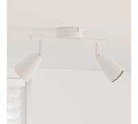 vidaXL Foco de techo con focos 25.5 x 8 x 16 cm Metal