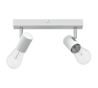 vidaXL Foco de Techo con focos 26 x 6,5 x 11,5 cm Metal, Iluminación Moderna para Sala, Foco Ajustable en el Techo, lámpara Minimalista rotativa, Estilo contemporáneo