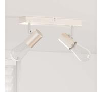 vidaXL Foco de techo con focos Níquel 26 x 6,5 x 11,5 cm Metal