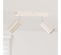 vidaXL Foco de techo con focos Níquel 26 x 6 x 16 cm Metal