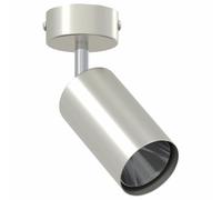 vidaXL Foco de Techo con focos Níquel 6 x 6 x 16 cm Metal, Luz de Techo Moderna, Foco Giratorio Ajustable, Iluminación para Sala, Oficina y Dormitorio