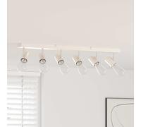vidaXL Foco de techo níquel 73 x 6,5 x 11,5 cm metal, ajustable, rotativo y minimalista