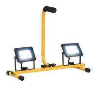 vidaXL Foco LED con Asa 2x20 W Cálido Lámpara Jardín Reflector Patio Color Blanco cálido, Blanco frío, y mas