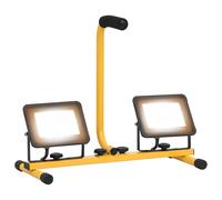 vidaXL Foco LED con Asa 2x30 W Cálido Lámpara Jardín Reflector Patio Color Blanco cálido, Blanco frío, y mas