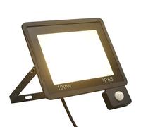 vidaXL Foco LED con sensor 100 W blanco cálido