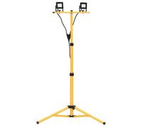 vidaXL Foco LED con trípode 2x10 W blanco frío