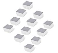 vidaXL Foco LED empotrable para el exterior dimensiones 100x100x68mm Cantidad 1 unidad, 6 unidades, 12 unidades