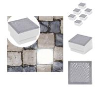 vidaXL Focos empotrables LED para exteriores, juego de 6 unidades, 100x100x68 mm - Iluminación exterior