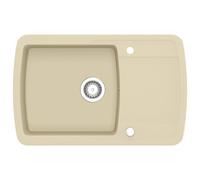 vidaXL Fregadero Cocina 1 Seno Granito Fregadero Lavabo Caño Lavaplatos Color Gris, Beige, Blanco y mas