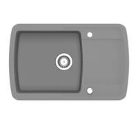 vidaXL Fregadero Cocina 1 Seno Granito Fregadero Lavabo Caño Lavaplatos Color Gris, Beige, Blanco y mas