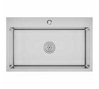 vidaXL Fregadero Cocina Hecho a Mano Acero Inoxidable Lavabo
