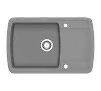 vidaXL Fregadero de cocina 1 seno Granito con caño Colores: Gris, Beige, Blanco y más