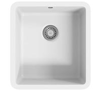 vidaXL Fregadero de cocina granito con seno – Resistente – Blanco, Beige, Gris y más
