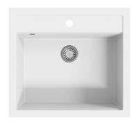 vidaXL Fregadero de Cocina de Granito con Seno Lavabo Cocina Fontanería Color Beige, Blanco, Gris y mas