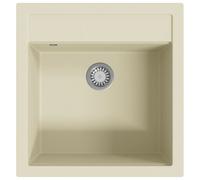 vidaXL Fregadero de Cocina de Granito con Seno Lavabo Cocina Fontanería Color Blanco, Negro, Gris y mas