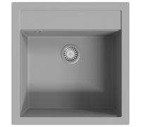 vidaXL Fregadero de Cocina de Granito con Seno Lavabo Cocina Fontanería Color Blanco, Negro, Gris y mas