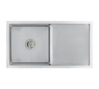 vidaXL Fregadero de cocina hecho a mano acero inoxidable