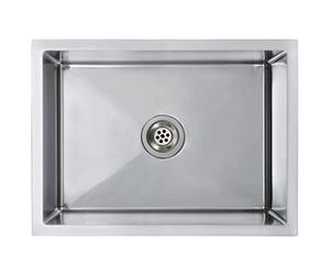 vidaXL Fregadero de Cocina Hecho a Mano Pila Lavabo Comedor Alberca Servicio Grifo Lavar Olla Platos Integrado Acero Inoxidable