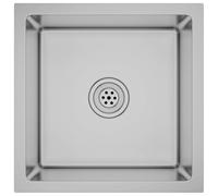 vidaXL Fregadero de Cocina Hecho de Mano d Acero Inoxidable Lavabo 40 x 40 x 20 cm