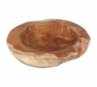 vidaXL Frutero JEPARA Ø 30 cm Madera de teca maciza Redondo